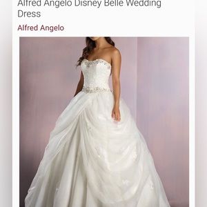 alfred angelo disney fairy tale weddings bridal collection (belle)